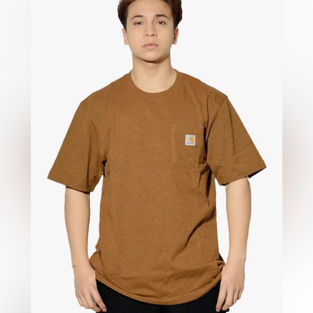 Carhartt Men's Brown Short Sleeve Tee